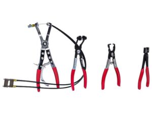 Kstools 4-osainen KFZ-letkukiristinpihtisarja 115.1104