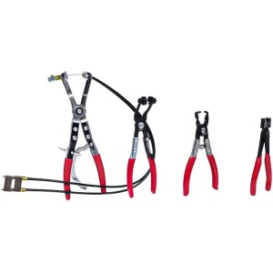 Kstools 4-osainen KFZ-letkukiristinpihtisarja 115.1104