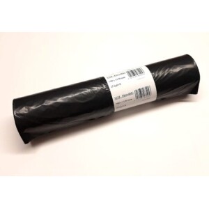 6125 Jätesäkki 125L, musta, 25 säk/rll