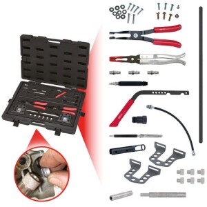 Kstools Venttiilien asennus,- ja irroitustyökalusarja 150.1100