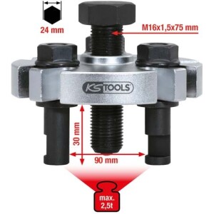 Kstools 150.3130 Kiilahihnan ulosvedin, 3 vartta.