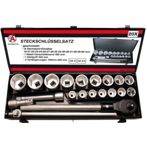 Kraftmann 20-osainen Hylsysarja 3/4" 15113