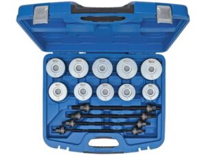 Kumipuslien ja holkkien puristustyökalusarja BGS-1514