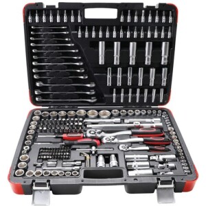 Kraftmann 216-osainen Hylsysarja 1/4" 3/8" 1/2" 15216