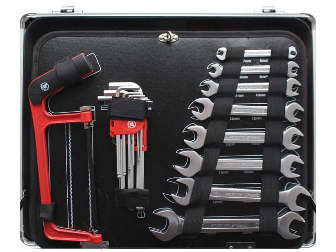 Kraftmann 129-osainen Työkalusarja alumiinilaukussa 2204 - Image 4