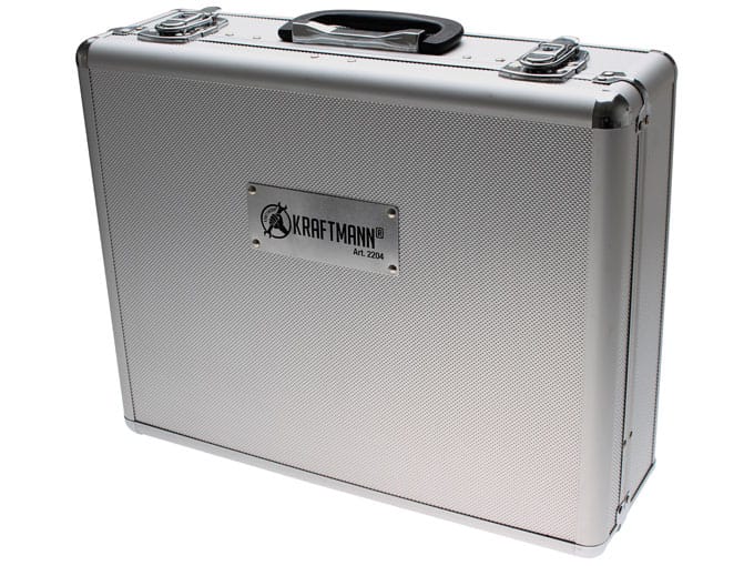 Kraftmann 129-osainen Työkalusarja alumiinilaukussa 2204 - Image 2