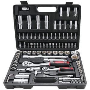 Kraftmann 94-osainen Hylsysarja 1/4", 1/2" 2296