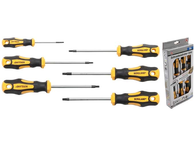 Kraftmann 6-osainen Torx ruuvimeisselisarja 35826