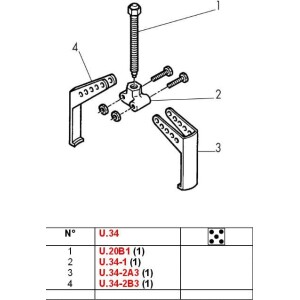 Ulosvetäjän ruuvi Facom U.20B1