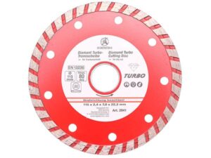 BGS Turbo Timanttilaikka 115 mm kuiva- ja märkäleikkaukseen 3941