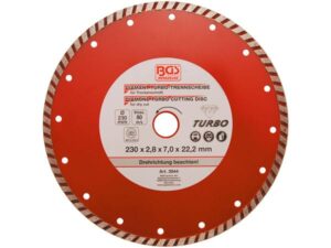 BGS Turbo Timanttilaikka kuivaleikkaukseen 230 mm 3944
