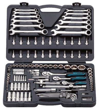 Hylsysarja 1/4"+3/8"+1/2", Kstools 918.0724, 124-os