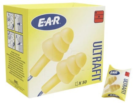 Useamman kerran käytettävä korvatulppa EAR UltraFit, 50 kpl