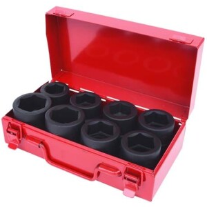 Kstools 515.0610, 1" Voimahylsysarja 8 osaa