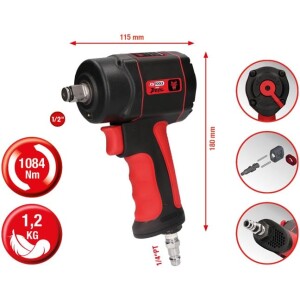 Kstools The miniDevil 1/2 tuuman tehokas mutterinväännin  1 084 Nm