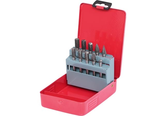 Kstools 515.3210 Kovametalliviilat 10-osainen sarja 6 mm varrella