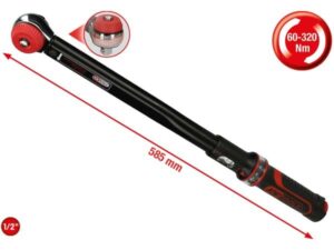 Kstools 516.1472 Momenttiavain 60-320 Nm, 1/2"