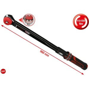 Kstools Momenttiavain 110-550 Nm, 3/4", 516.1490