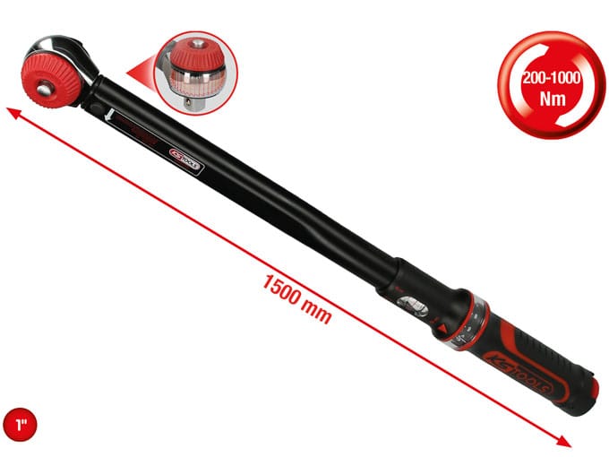 Kstools Momenttiavain 200-1000 Nm, 1", 516.1495