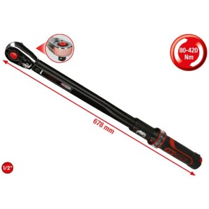 Kstools Momenttiavain 80-420 Nm 1/2" 516.1582
