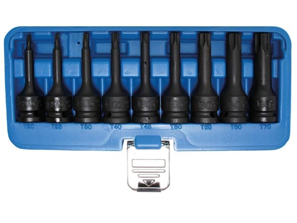 BGS Torx bits voimahylsyt, T20-T70 mm