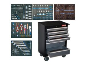 BGS Työkaluvaunu työkaluilla 243 osaa 7 laatikkoa 4060