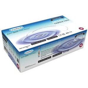 Kertakäyttökäsine Nitriiliä. Puuteriton. Sininen.