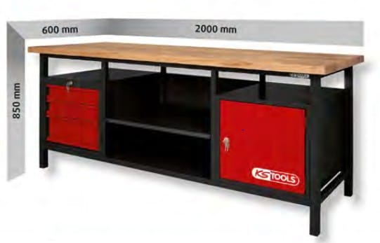 Kstools Työpöytä XXL 865.0201 - Image 2