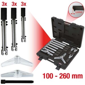 Kstools 700.1300 12-osainen Ulosvetäjät sarja