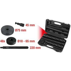 Kstools Laakereiden ja puslien ulosveto ja asennussarja 700.1350