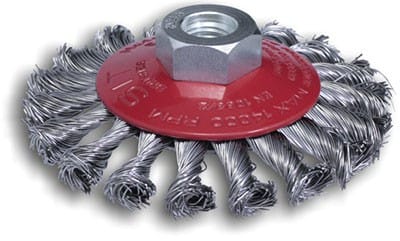 Lautasharja palmikoitu CZ 95 M14 kulmahiomakoneeseen.