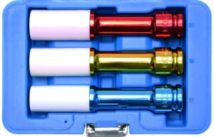 Vannehylsyt pitkät 17, 19, 21 mm BGS-7100