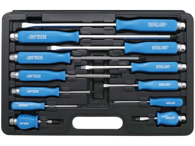 Kraftmann 12-osainen Ruuvimeisselisarja 7890