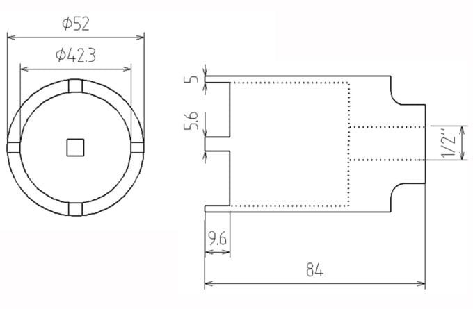 Pallonivelhylsy Citroen/Peugeot - Image 2
