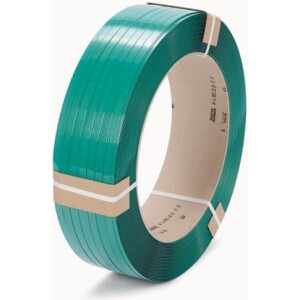 PET-muovivanne 16x0,8, vihreä, sileä, 1400 m / rulla