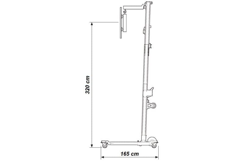 Tuulilasi nostin 3,5 m SL-350-C - Image 4