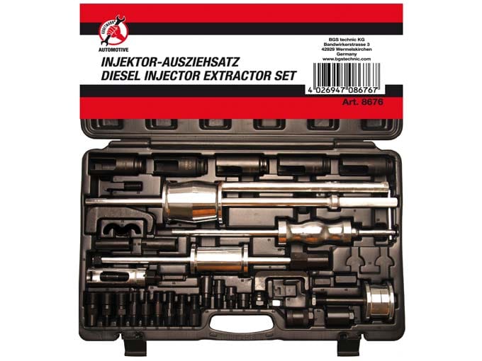 Kraftmann Diesel suuttimien ulosvetosarja 8676