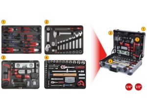 Kstools 127-osainen Työkalusarja 911.0727 salkussa