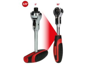 Kstools MODIFIX Mini T-kahva nivelpäinen räikkä 3/8", 72 hammasta 914.3815