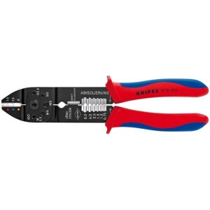 9721215 KNIPEX Kaapelikenkäpihti 215mm, eristetyille liittimille