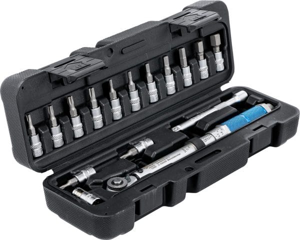 BGS-72088 Momenttiavainsarja 1/4", 3 - 24 Nm, 16-os