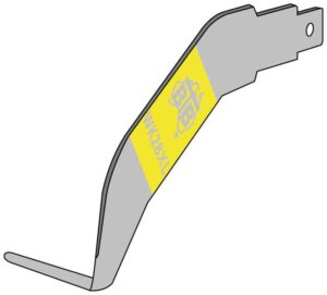 BTB tuulilasinirrotustyökalun varaterät, oikea, 19-45 mm. WK28