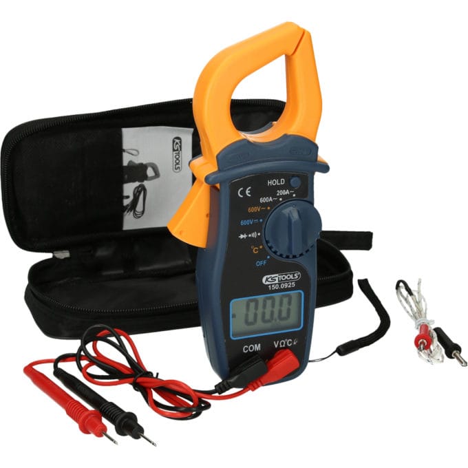 Kstools Digitaalinen ampeeripihtimittari 600 A, 3-osainen sarja 150.0925