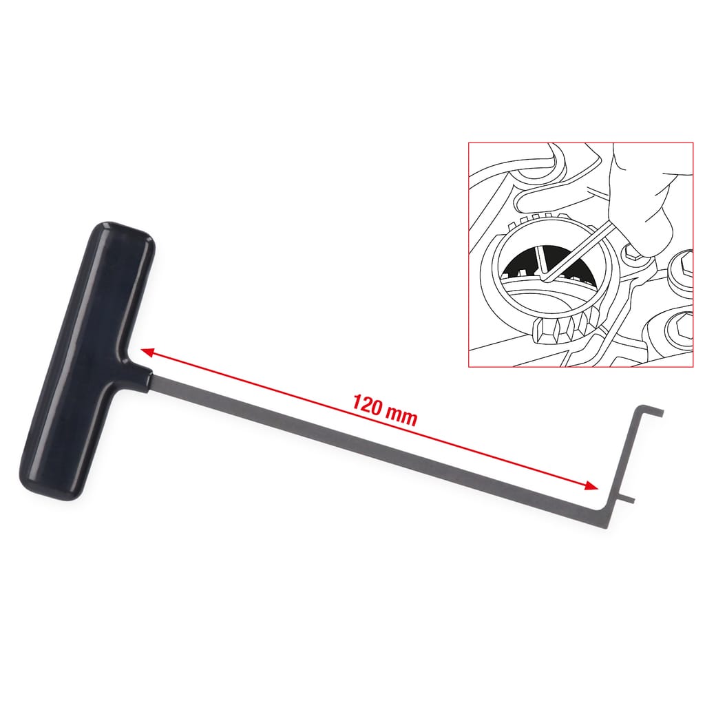 KS-Tools Hammashihnan tarkastustyökalu PureTech moottoriin, Citroën / Opel / Peugeot / Toyota 400.2118
