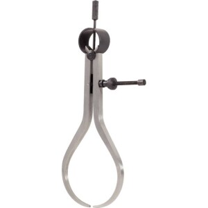 Kstools 300.042 Tarkkuuslänkiharppi jousella, ulkohalkaisijoiden mittaukseen, 280 mm