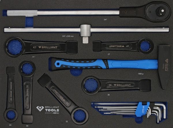 BrillianTools BT153225 Raskaankaluston työkaluvaunu - Image 2