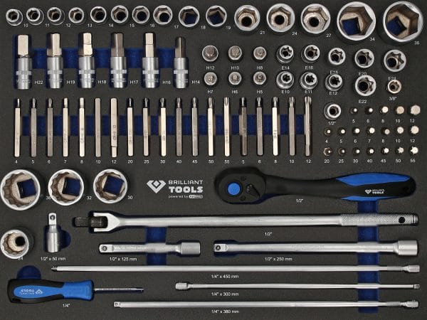 BrillianTools BT153225 Raskaankaluston työkaluvaunu - Image 4