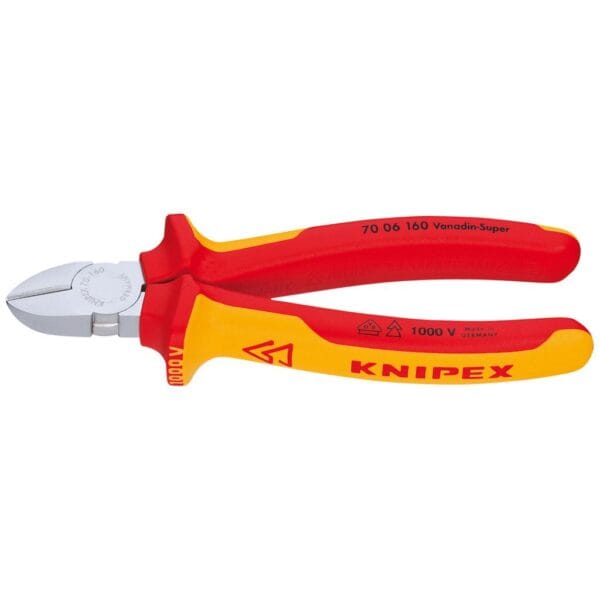 KNIPEX Sivuleikkurit VDE 160 mm, 7006160