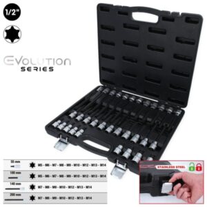 KSTools 911.4520 1/2”:n RIBE®-bittiholkkisarja, 32-os.