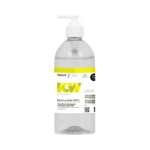 KW Käsihuuhde 80 % 500 ml (pumppupullo tai tavallisella korkilla)